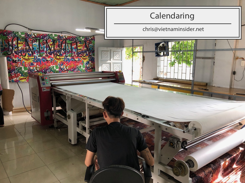 Monti Antonio Calendaring Machine in Vietnam
